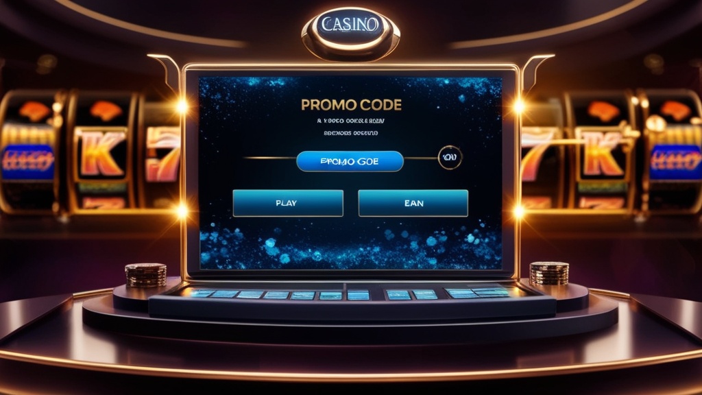 Bevestiging van een promotiecode in een donkere casino-kassa