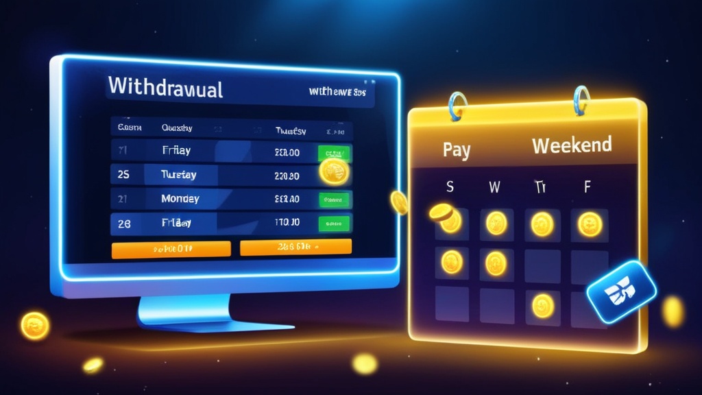 Casino-uitbetaling die in het weekend op verwerking wacht